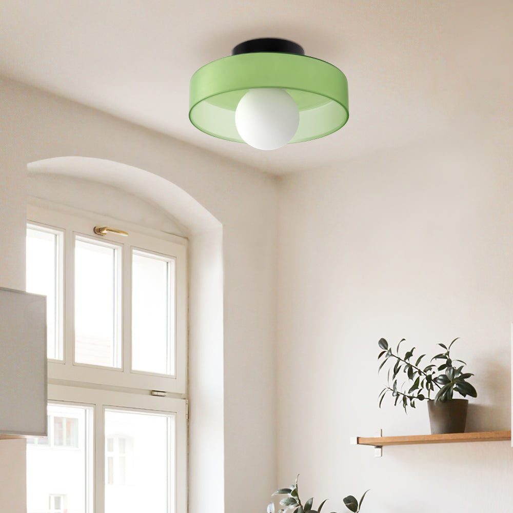 LumoCirca | Runde LED-Deckenleuchte – Minimalistische Glaslampe, Modernes Design, Energieeffizient