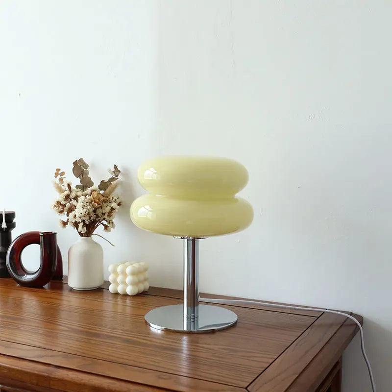 LumiVetro - Stil Tischlampe – Elegante italienische Designleuchte für Wohn- und Arbeitszimmer