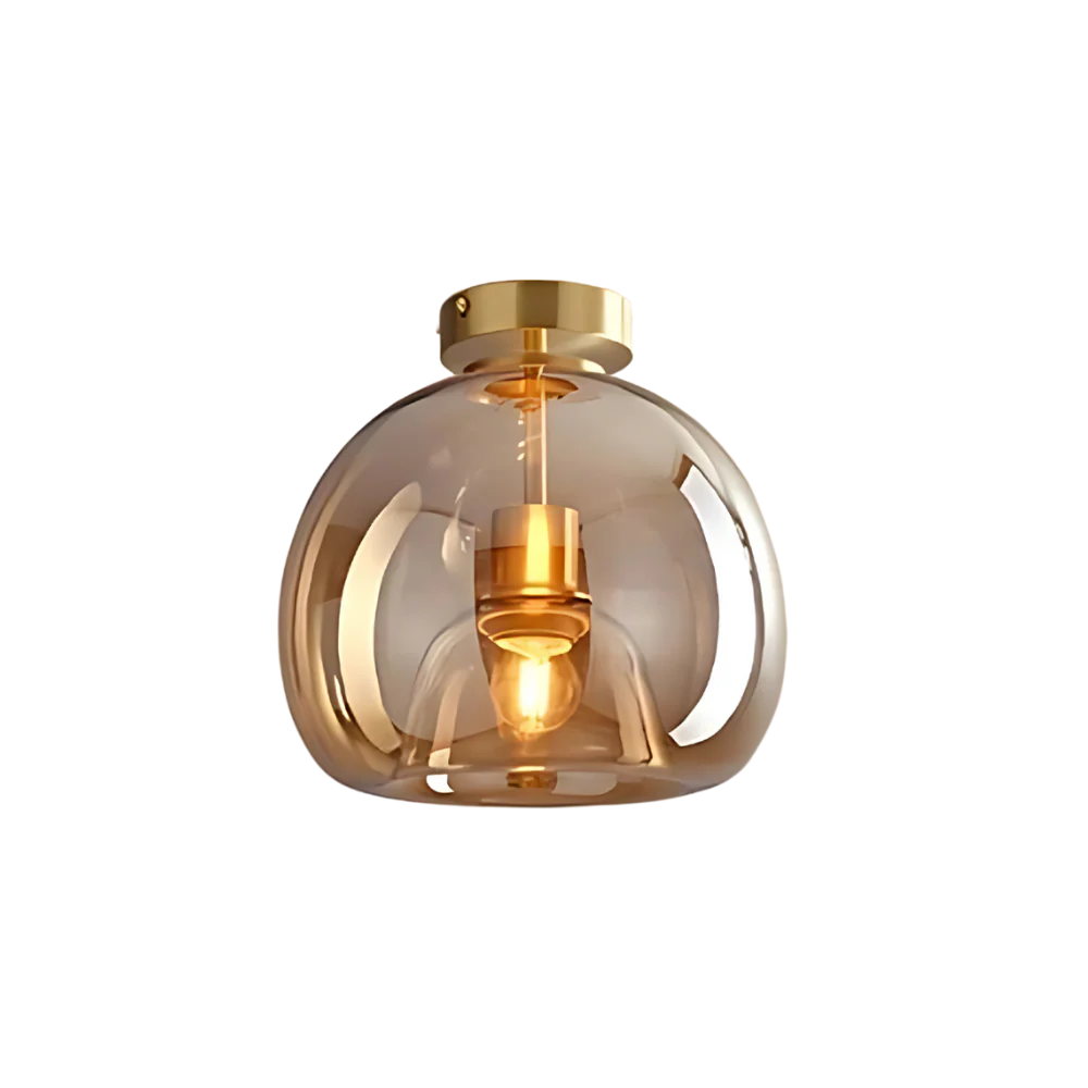 LichtKrone | Deckenleuchte - Bernsteinfarben