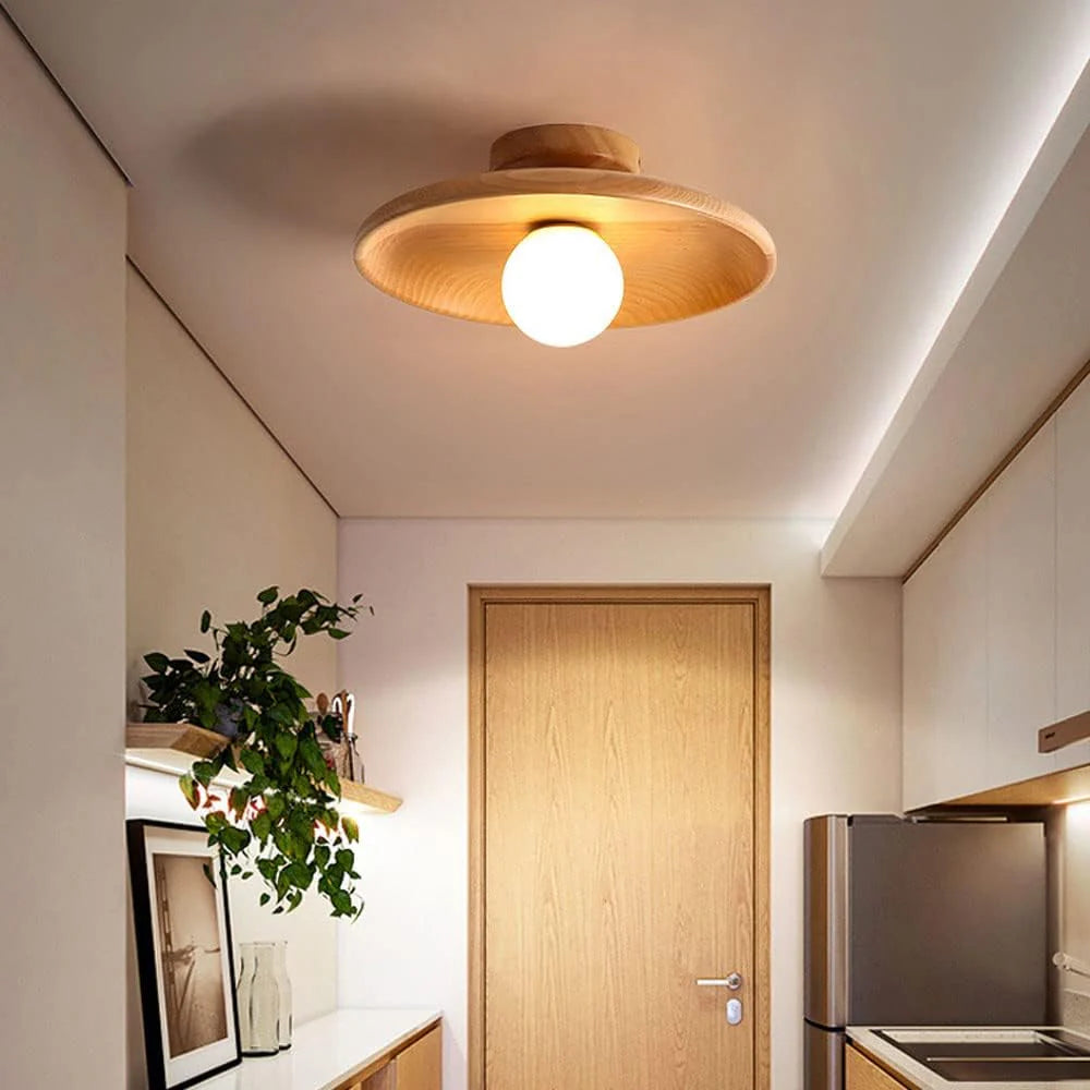 HolzPlatt | Strahlendes Naturholzlicht - Elegante Beleuchtung