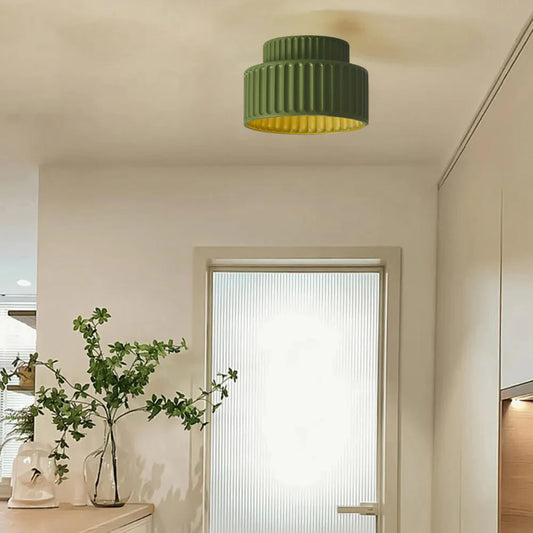 Die Königliche Krone – Elegante LED-Deckenleuchte - Grün