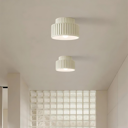 Die Königliche Krone – Elegante LED-Deckenleuchte - Weiß