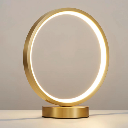 Lichtkreis – Stilvolle LED-Tischleuchte