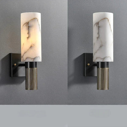 Clyrona | Wandleuchte – Elegantes Marmor-Design mit E27 Fassung