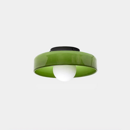 LumoCirca | Runde LED-Deckenleuchte – Minimalistische Glaslampe, Modernes Design, Energieeffizient