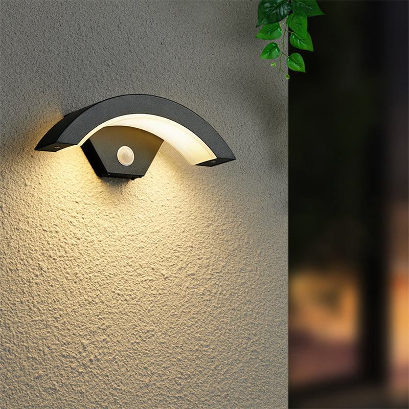 Strahlende Sicherheit: LED-Außenwandleuchte mit Bewegungsmelder für Garten und Eingangsbereich