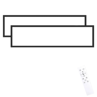 Belloraa | LED-Panel-Leuchte, dimmbare Deckenleuchte mit Fernbedienung und Speicherfunktion