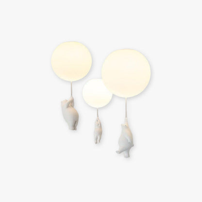 BärBallon | LED Kinderzimmerlampe – Verspielte Deckenleuchte mit süßem Bär & bunten Luftballons