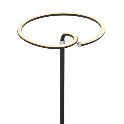 Elegante schwarze LED-Stehlampe Jaris