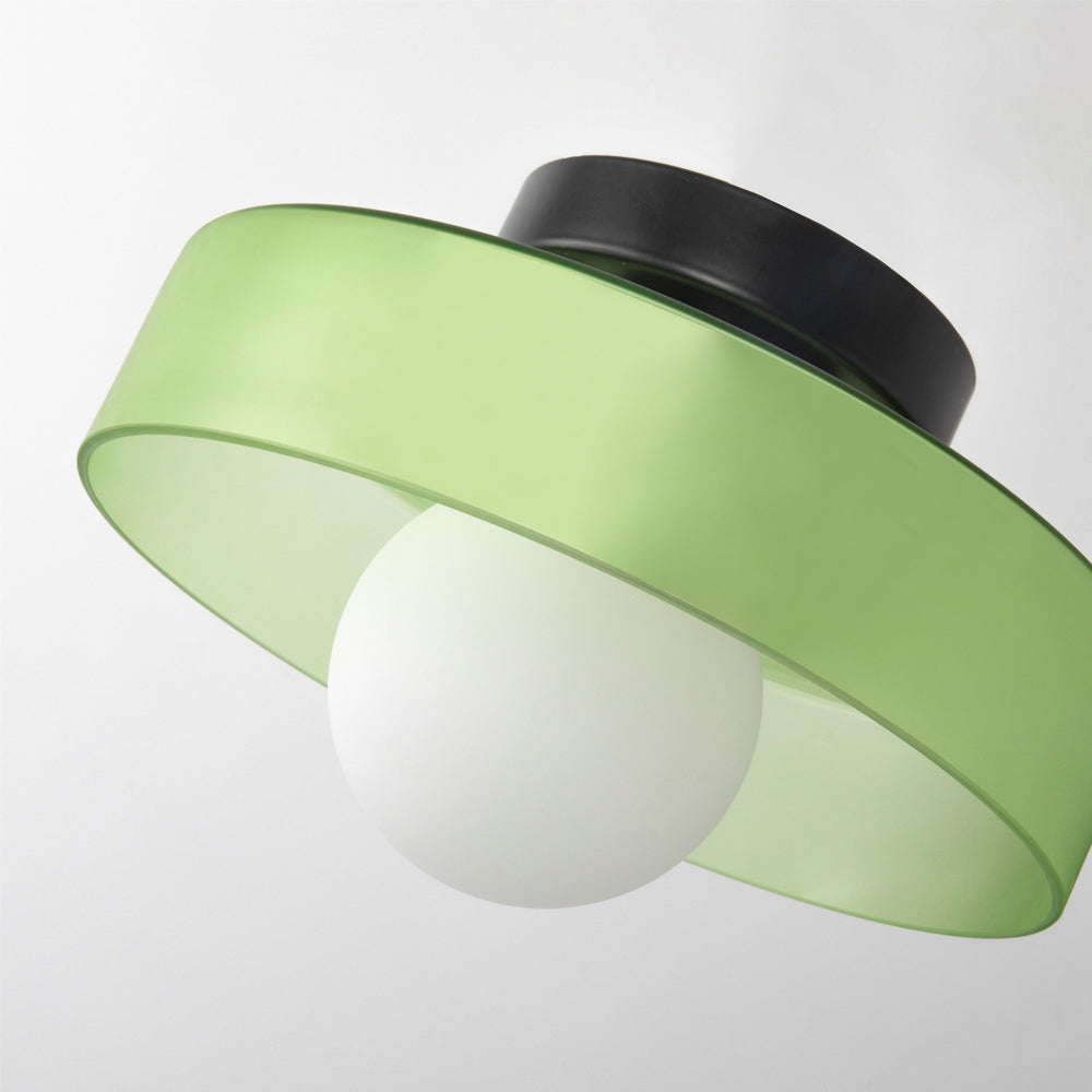 LumoCirca | Runde LED-Deckenleuchte – Minimalistische Glaslampe, Modernes Design, Energieeffizient