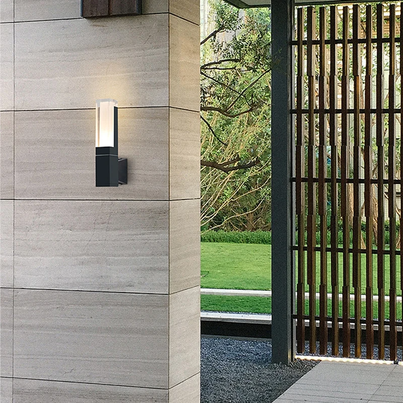 LumoGraph | Aluminium LED Außenwandleuchte Schwarz | Wetterfest & Energiesparend