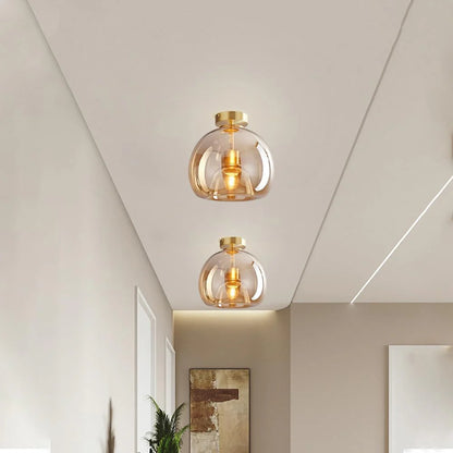 LichtKrone | Deckenleuchte - Bernsteinfarben