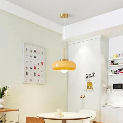 NachtSchimmer | LED-Deckenleuchte – Elegantes Glas-Design