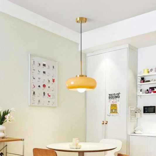 NachtSchimmer | LED-Deckenleuchte – Elegantes Glas-Design