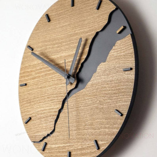 HolzLuxus Stilvolle und Elegante Wanduhr