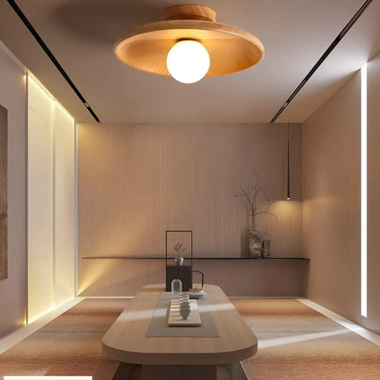 HolzPlatt | Strahlendes Naturholzlicht - Elegante Beleuchtung
