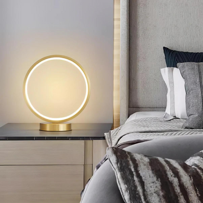 Lichtkreis – Stilvolle LED-Tischleuchte