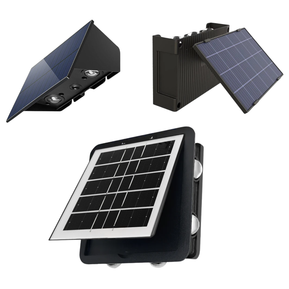 SensoLuma | Intelligente Solarwandleuchte mit Dämmerungssensor und warmem Licht