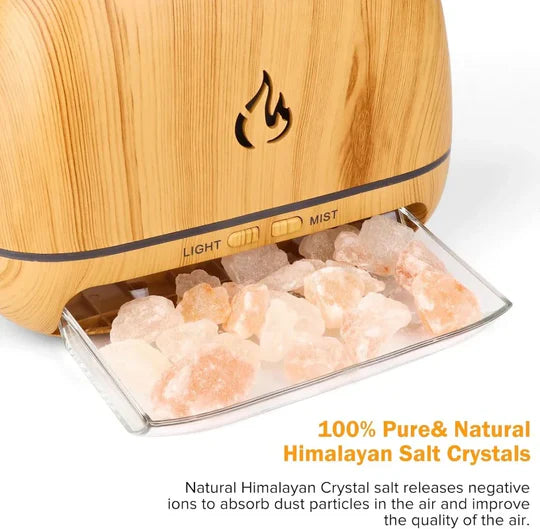 CrystalAir – 3-in-1 Salzstein Aroma Diffuser