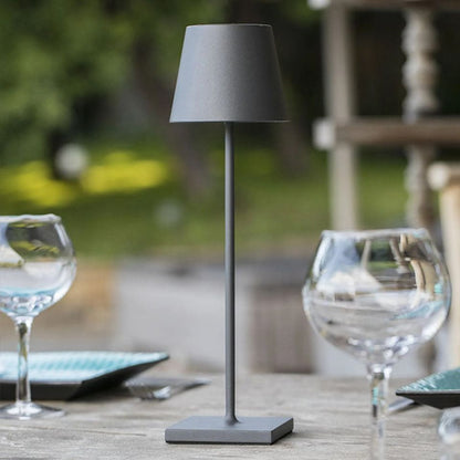 LumiTouch | Dimmbare Tischlampe – Kabellose Touch-LED mit USB-C Aufladung, 24h Akkulaufzeit