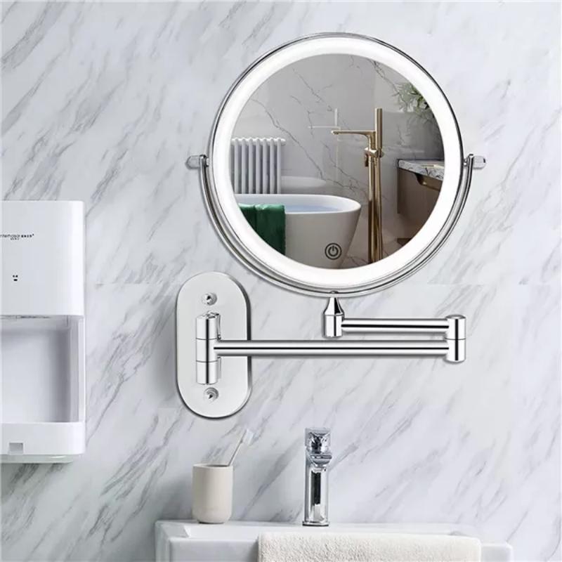 LuxeMirror | LED Chrom - Ihr Stilvoller Begleiter für Perfektes Make-up