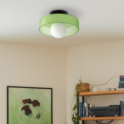 LumoCirca | Runde LED-Deckenleuchte – Minimalistische Glaslampe, Modernes Design, Energieeffizient