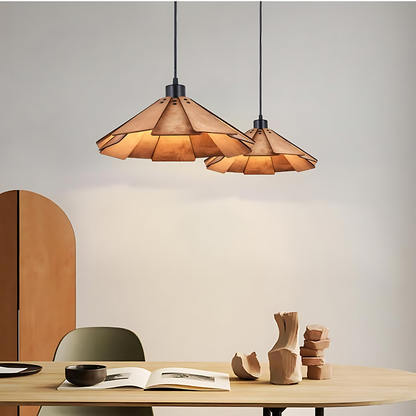 RetroMuto | Vintage LED-Hängelampe für stilvolle Beleuchtung - Ebenholzbraun
