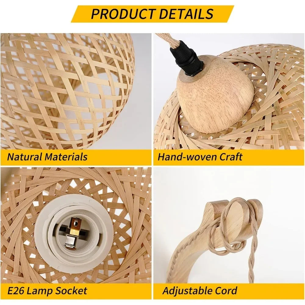 Rattano | Wandleuchte – Retro Rattan Design für Innenräume