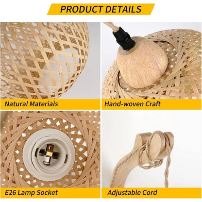 Rattano | Wandleuchte – Retro Rattan Design für Innenräume