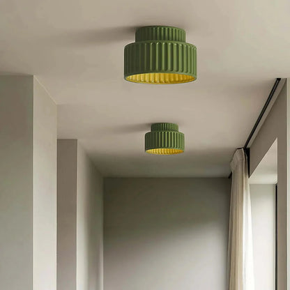 Die Königliche Krone – Elegante LED-Deckenleuchte - Grün