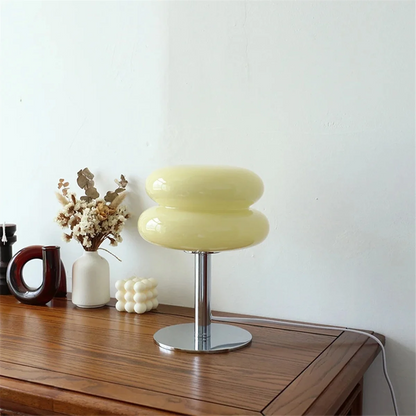 LumiVetro - Stil Tischlampe – Elegante italienische Designleuchte für Wohn- und Arbeitszimmer