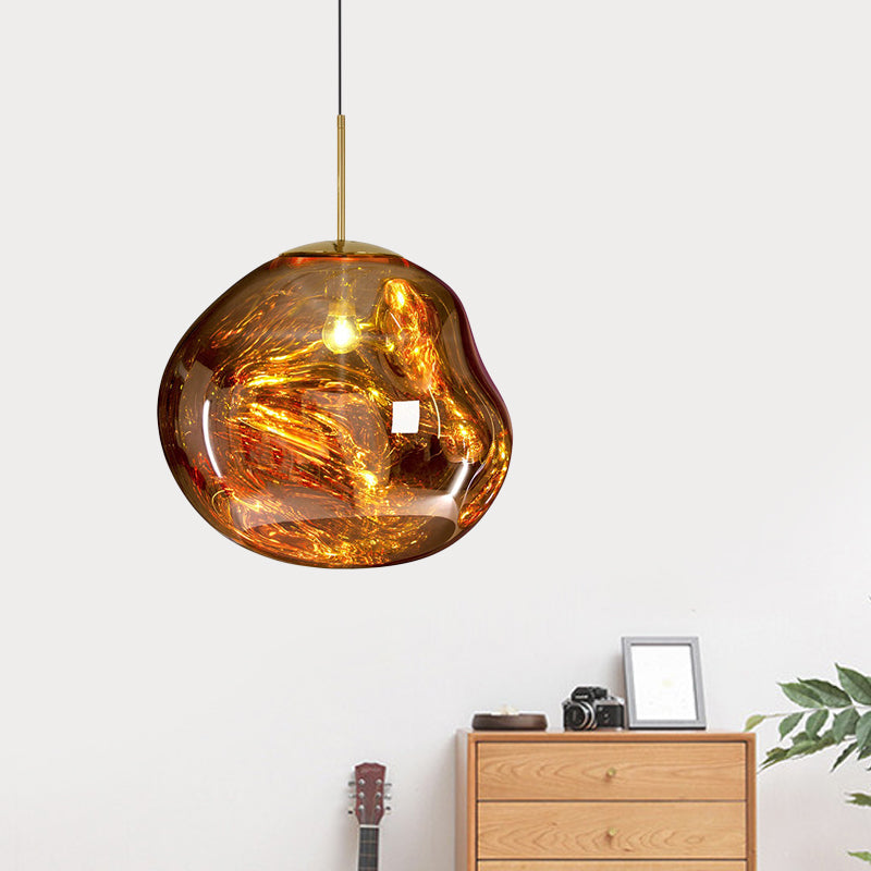 ÉléganceLumineuse – Moderne Glas-Deckenlampe für die Küche