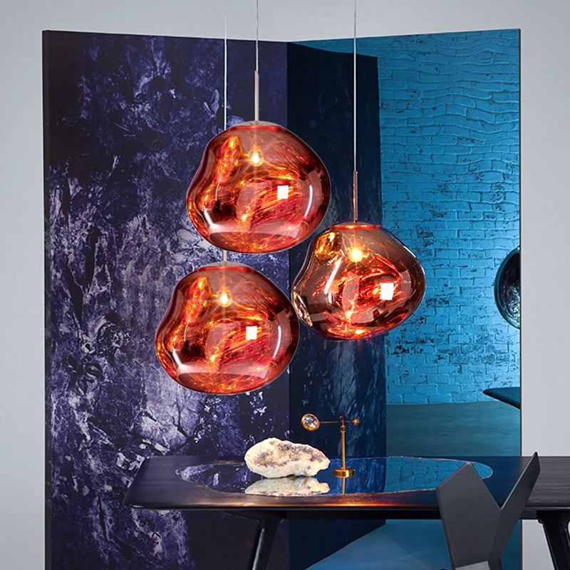 ÉléganceLumineuse – Moderne Glas-Deckenlampe für die Küche