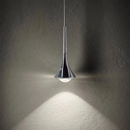AquaLumière | Pendelleuchte – Nordische Tropfenform LED-Hängeleuchte aus Metall, Warmweiß 3000K, IP40