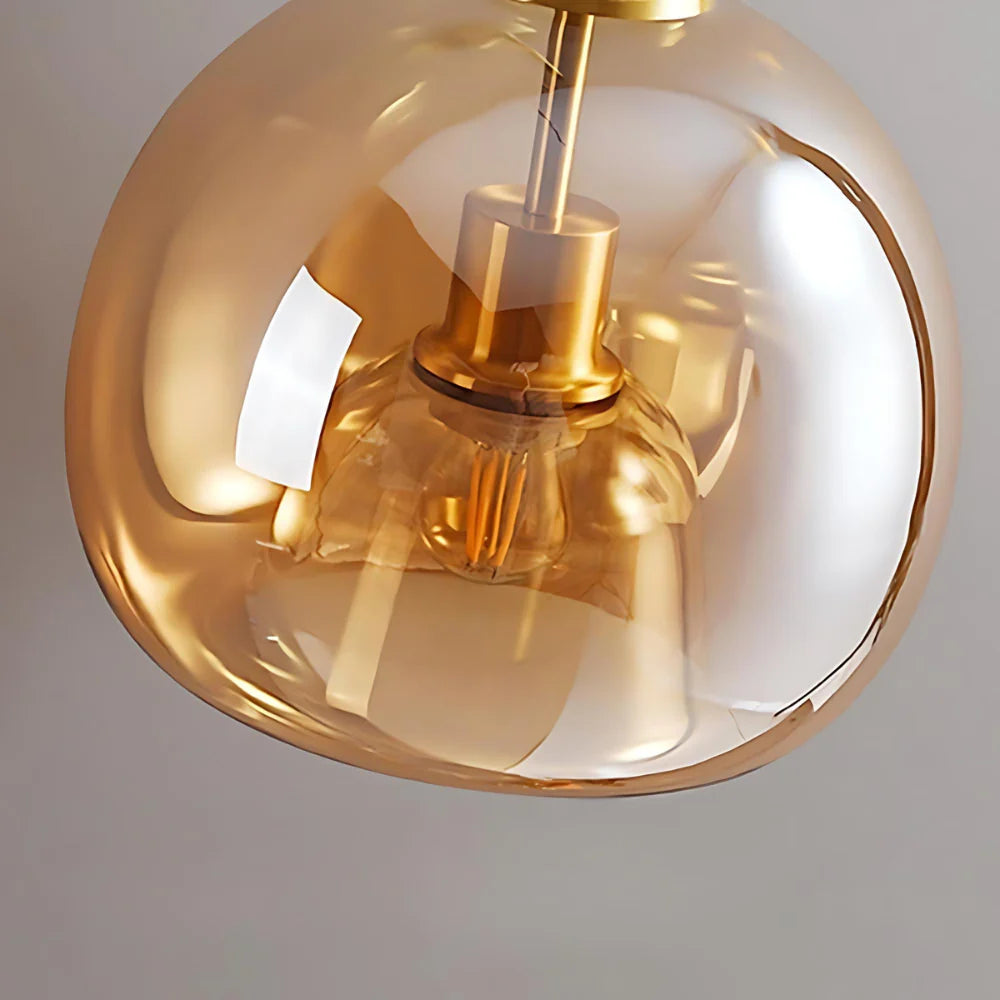 LichtKrone | Deckenleuchte - Bernsteinfarben