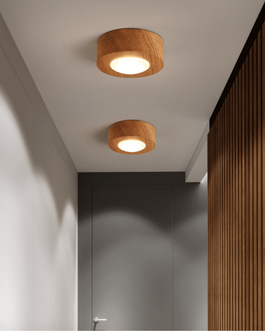 HolzLicht Deckenleuchte | Natürliche Eleganz für minimalistische Räume
