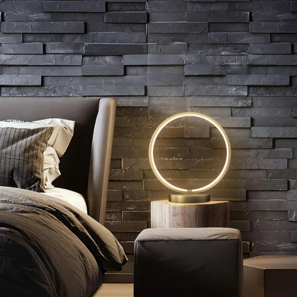 Lichtkreis – Stilvolle LED-Tischleuchte