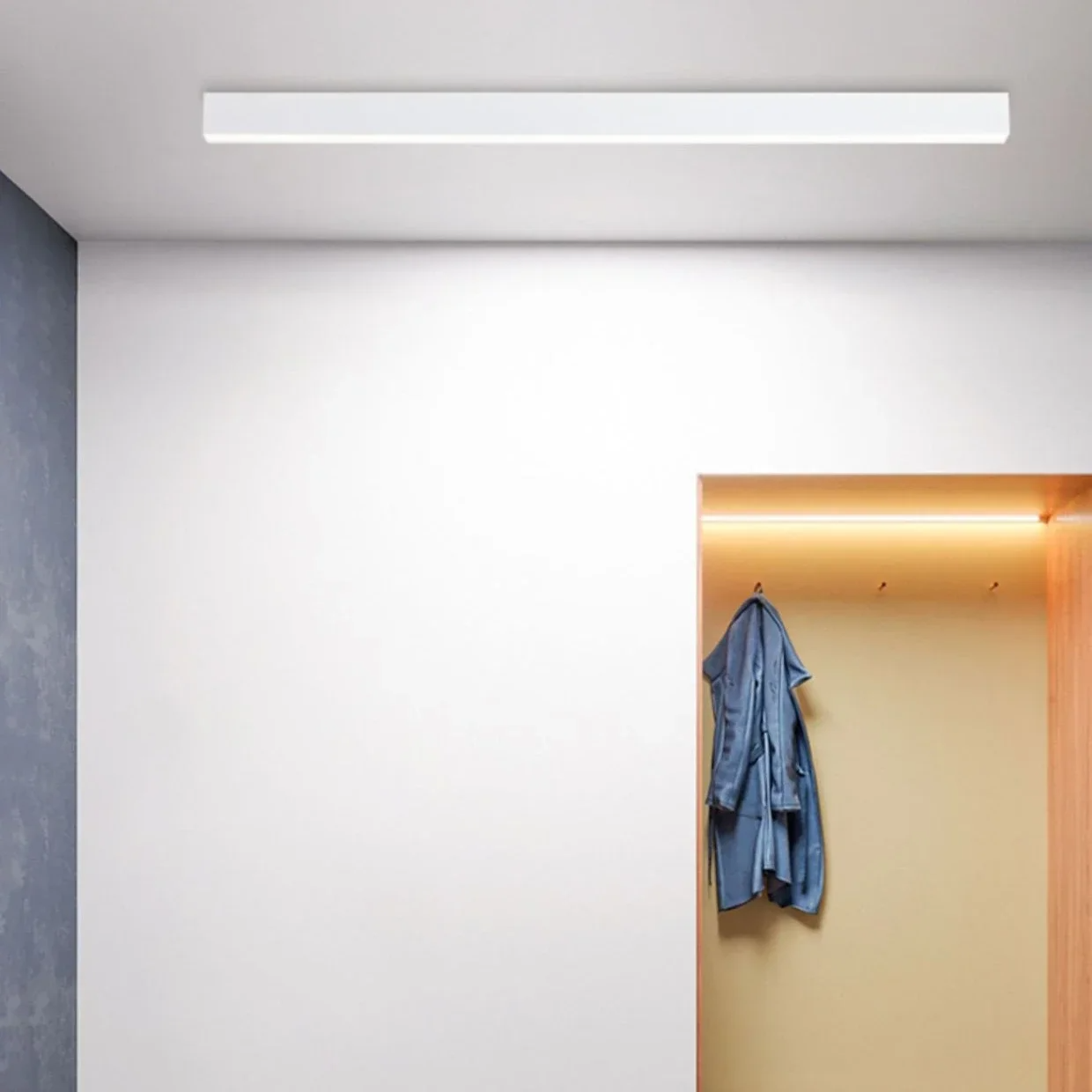LineaLux Pluss | Outdoor LED-Deckenleuchte – Wetterfeste IP65 Lampe in Schwarz & Weiß, Modernes Lineares Design, Für Terrasse, Balkon & Hauseingang7