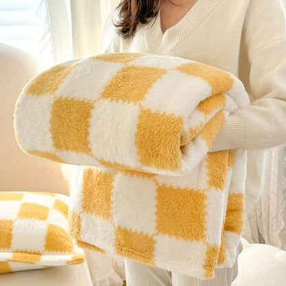 Gemütliche traditionelle Karodecke aus Flanell - Warm und Waschbar