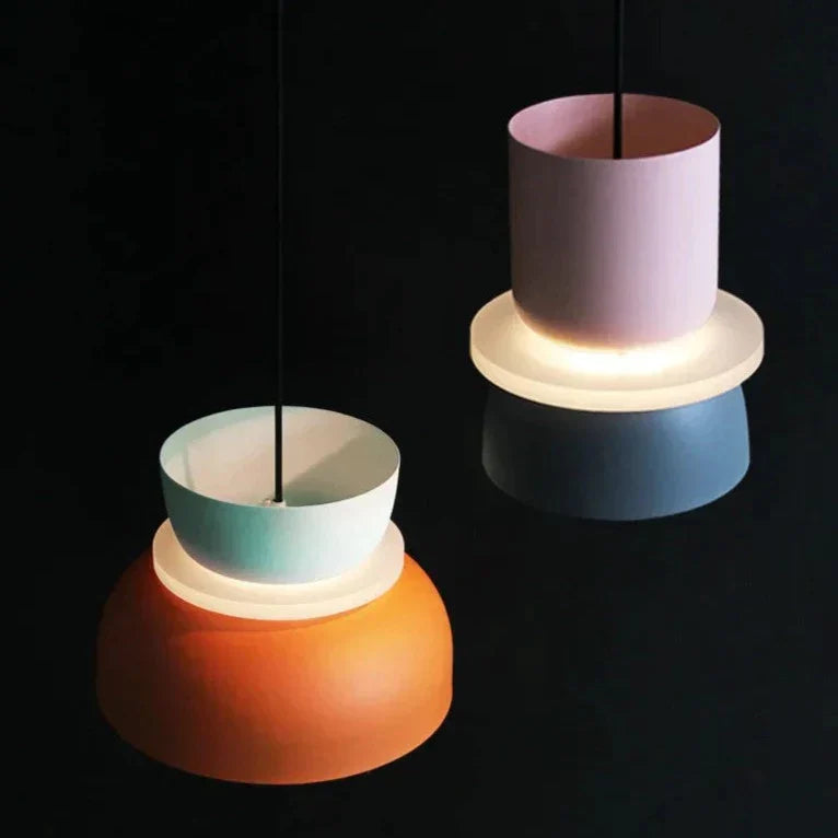 LuminaGlow | Hängelampe – Skandinavische LED-Pendelleuchte im Macaron-Stil, Minimalistisches Design, Weiche Farbpalette, Für Wohnzimmer, Esszimmer & Schlafzimmer11
