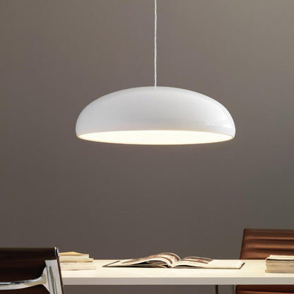 LichtFlair | Moderne LED Pendelleuchte Schwarz/Weinrot/Orange/Weiß - Metall Wohn/Schlafzimmer