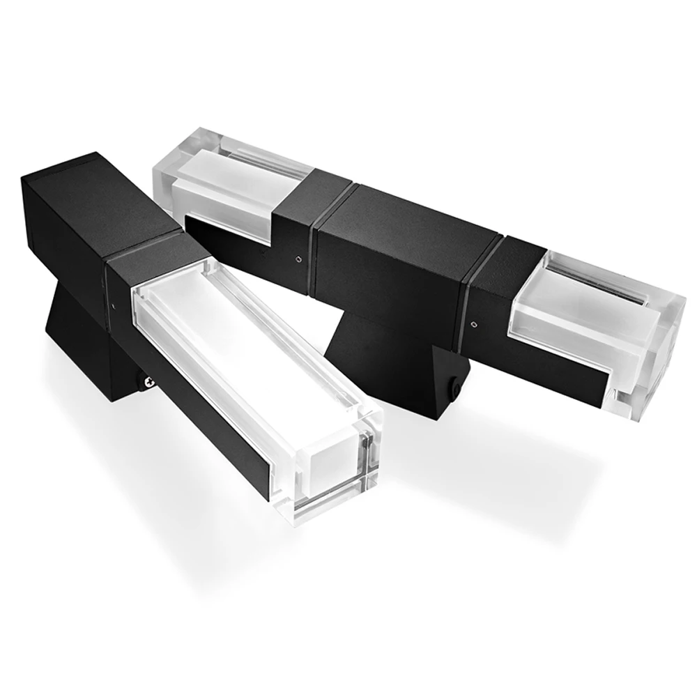 LumoGraph | Aluminium LED Außenwandleuchte Schwarz | Wetterfest & Energiesparend
