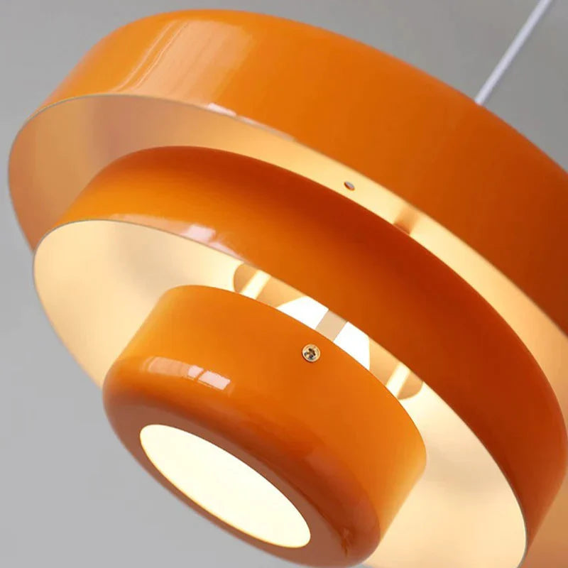 HaloLight | Norwegische LED-Hängelampe – Dimm- & Höhenverstellbare, Metall, Ø35 cm