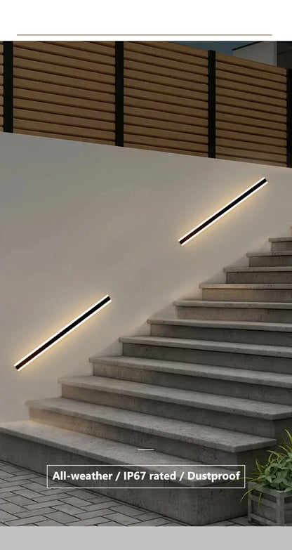 VistaBeam LED-Außenwandleuchte | Dimmbar & IP65 Wasserdicht – Moderne Wandlampe mit energieeffizienter LED für Haus, Garten & Terrasse