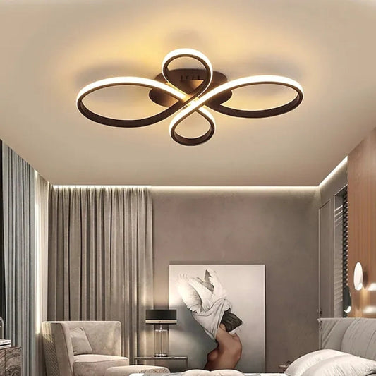 LumaPure | Modern Ring LED Deckenleuchte Schwarz/Weiß