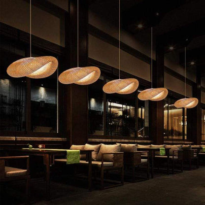 ZenAura | Bamboo LED Pendelleuchte