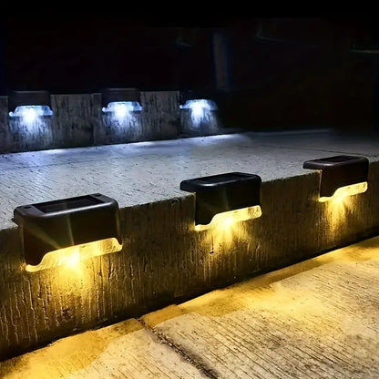 StufenLux | Elegante solarbetriebene Treppenbeleuchtung mit modernem Design