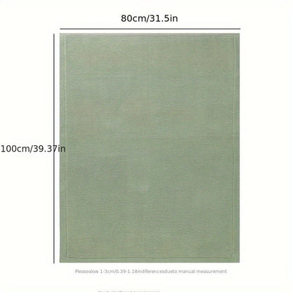 Weiche Baumwollstrickswaddle-Decke - Einfarbig, Geometrisches Muster, Perfekt für Verschiedene Anlässe