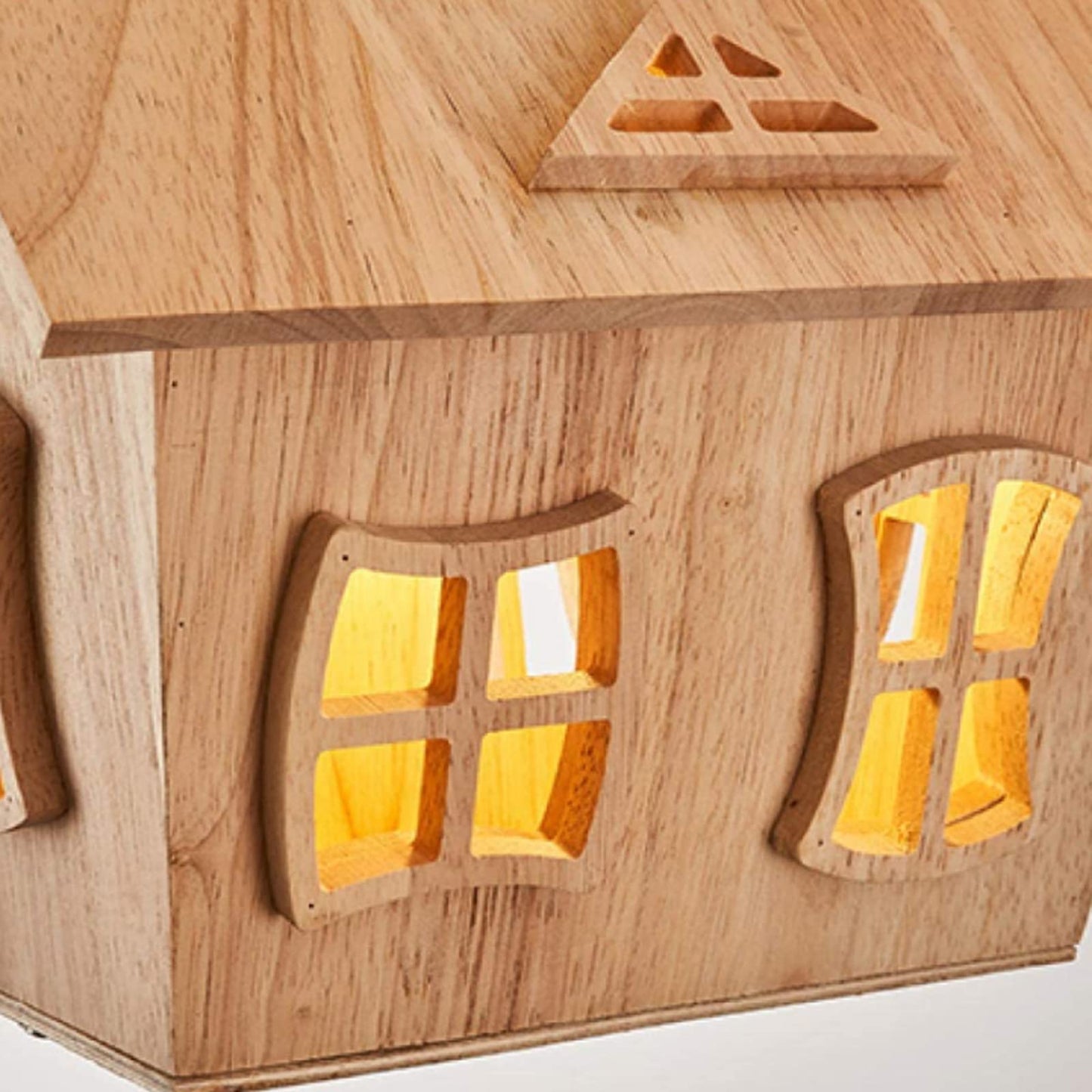 HolzZauber | Kinderzimmer- LED Deckenleuchte – Dimm­bare mit Fernbedienung, im Ballon-Design