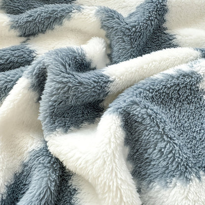 Gemütliche traditionelle Karodecke aus Flanell - Warm und Waschbar